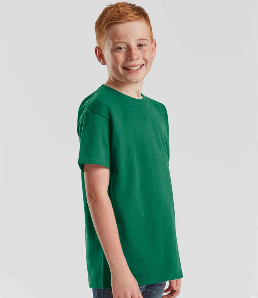 Fruit of the Loom Fruit of the Loom Kids Iconic 195 T-Shirt College Green
