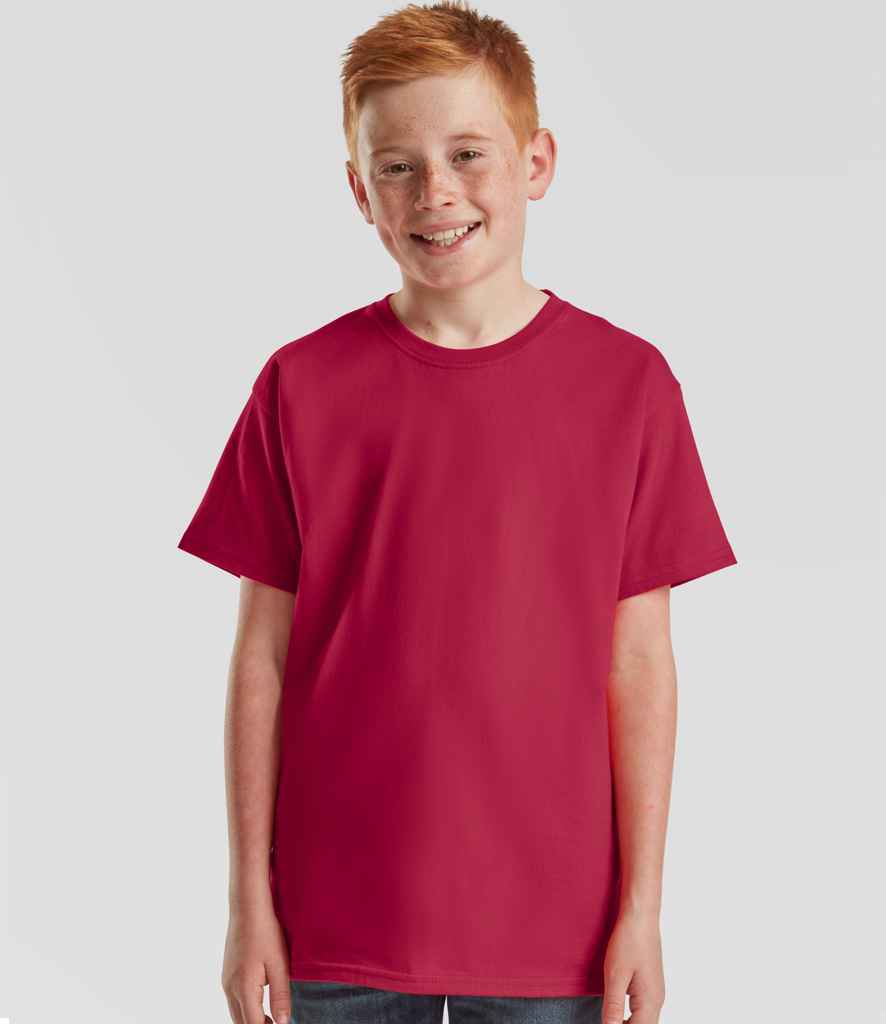 Fruit of the Loom Kids Iconic 195 T-Shirt - model image