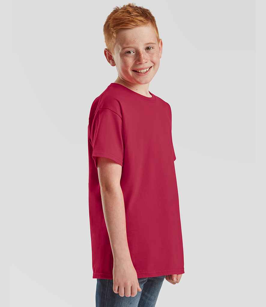Fruit of the Loom Fruit of the Loom Kids Iconic 195 T-Shirt Cranberry