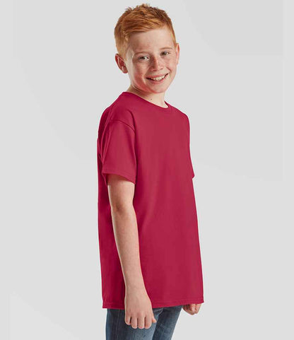 Fruit of the Loom Fruit of the Loom Kids Iconic 195 T-Shirt Cranberry