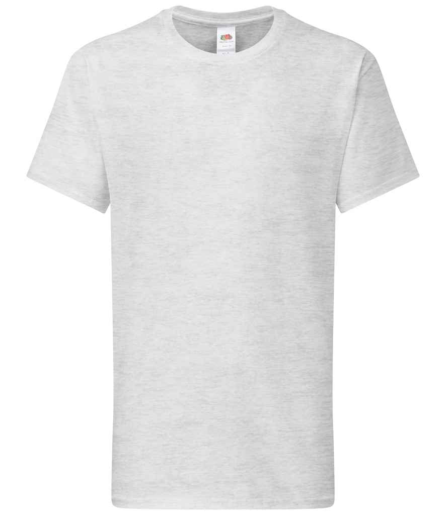 Fruit of the Loom Kids Iconic 195 T-Shirt in Heather Grey