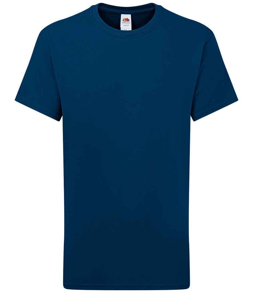 Fruit of the Loom Kids Iconic 195 T-Shirt in Mountain Blue