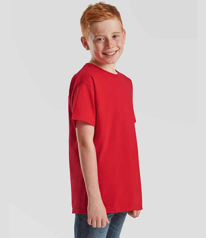 Fruit of the Loom Fruit of the Loom Kids Iconic 195 T-Shirt Red