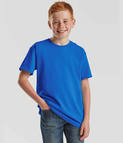Fruit of the Loom Fruit of the Loom Kids Iconic 195 T-Shirt Royal Blue