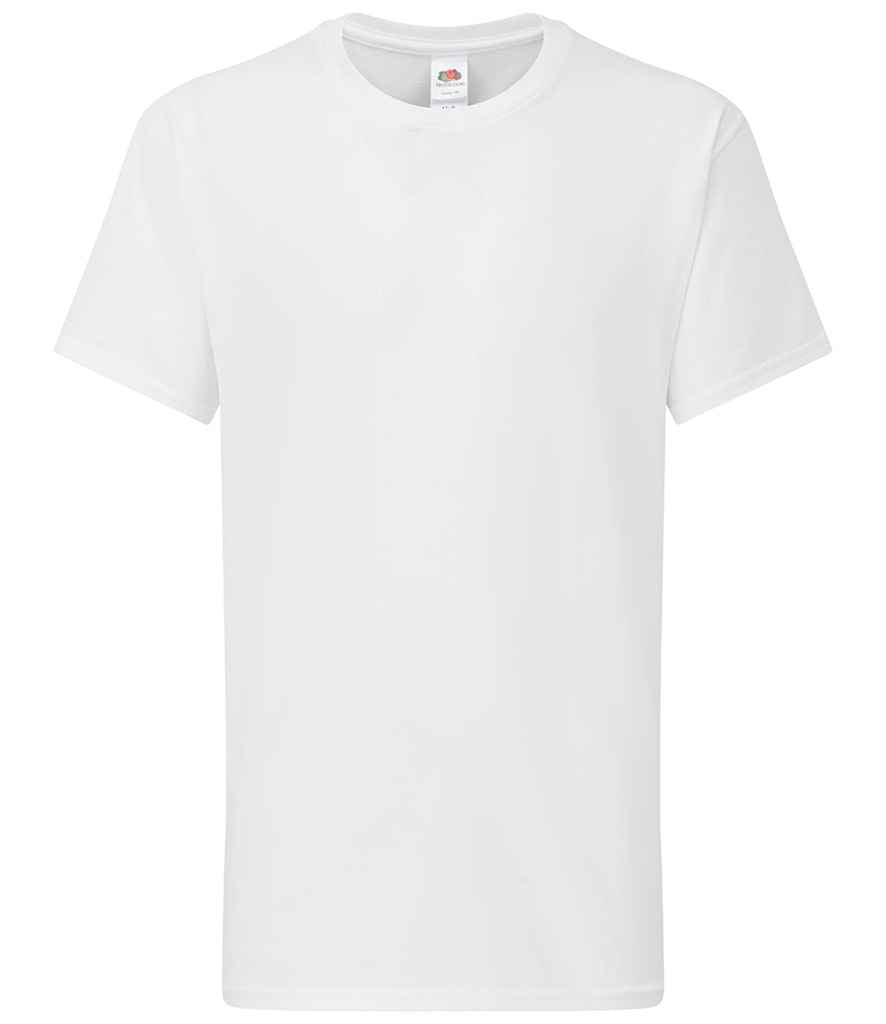 Fruit of the Loom Kids Iconic 195 T-Shirt in White