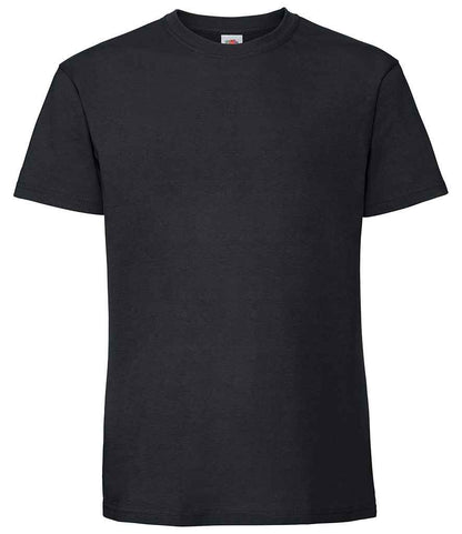 Fruit of the Loom Iconic 195 T-Shirt in Black