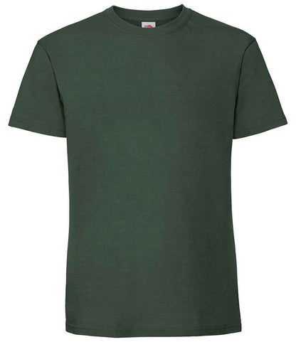 Fruit of the Loom Iconic 195 T-Shirt in Bottle Green
