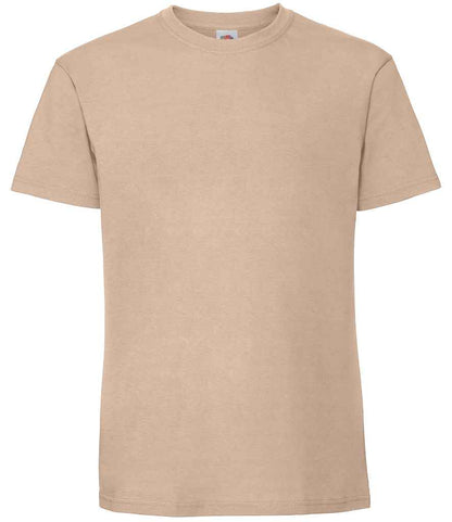 Fruit of the Loom Iconic 195 T-Shirt in Desert Sand