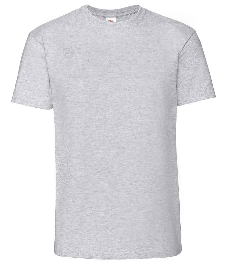 Fruit of the Loom Iconic 195 T-Shirt in Heather Grey