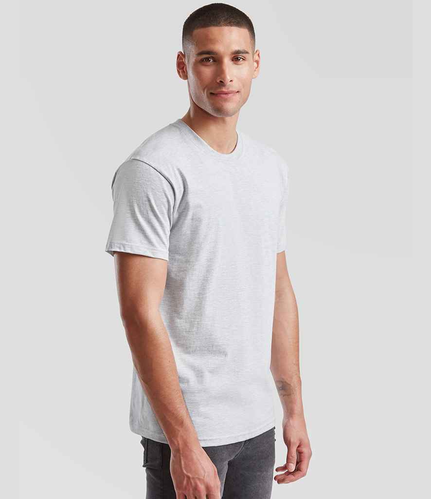 Fruit of the Loom Fruit of the Loom Iconic 195 T-Shirt Heather Grey