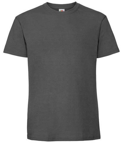 Fruit of the Loom Iconic 195 T-Shirt in Light Graphite