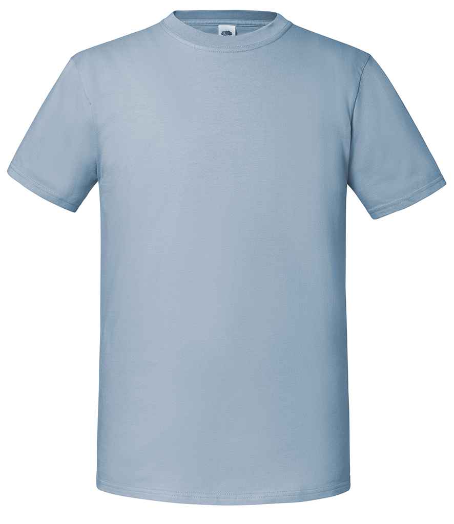 Fruit of the Loom Iconic 195 T-Shirt in Mineral Blue