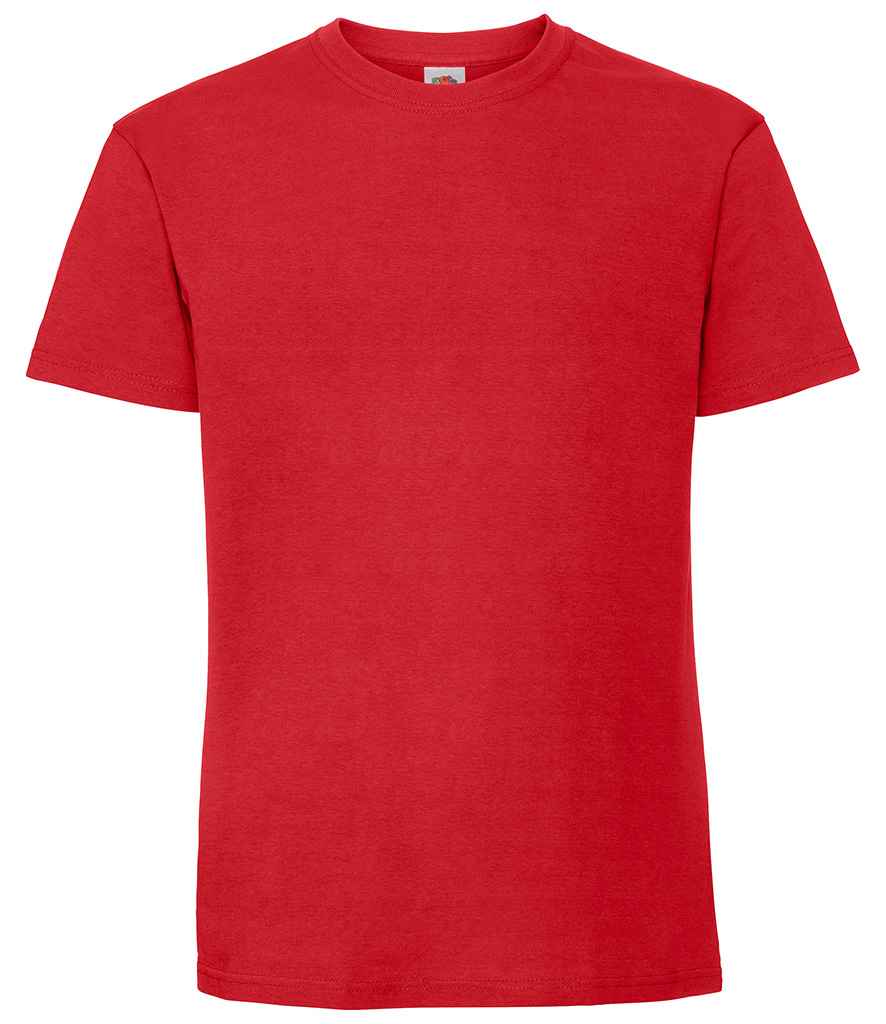 Fruit of the Loom Iconic 195 T-Shirt in Red