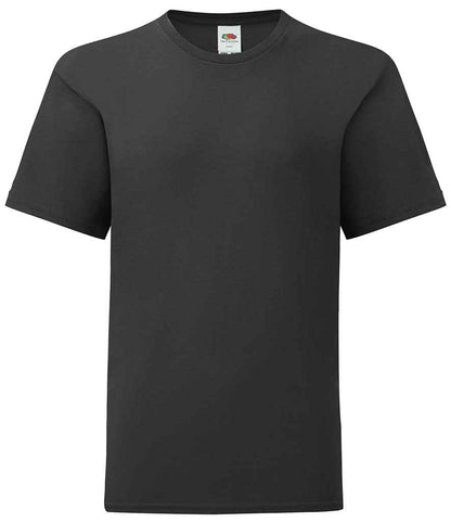 Fruit of the Loom Kids Iconic 150 T-Shirt in Black
