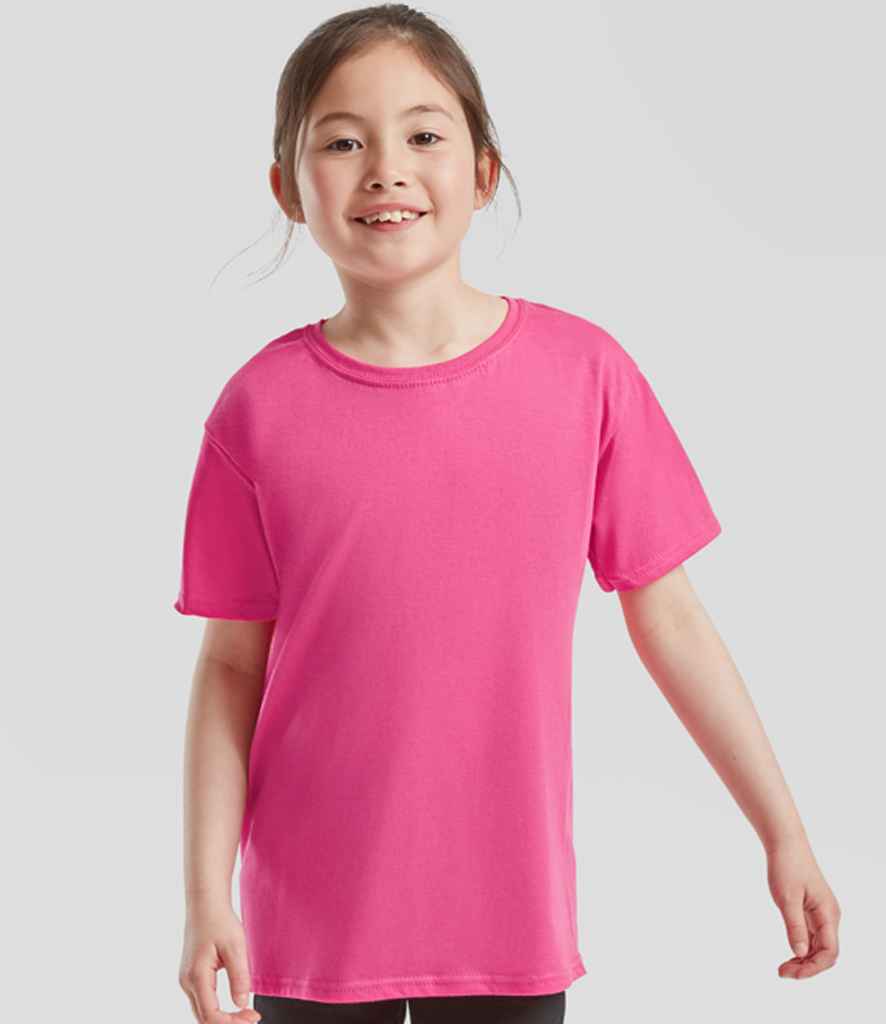 Fruit of the Loom Fruit of the Loom Kids Iconic 150 T-Shirt Fuchsia