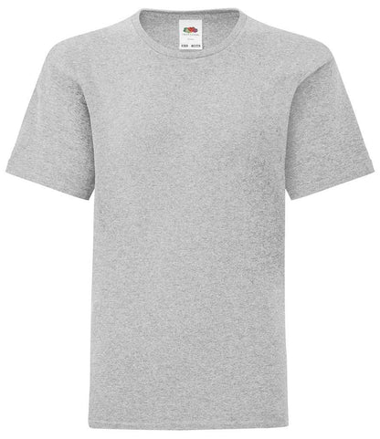 Fruit of the Loom Kids Iconic 150 T-Shirt in Heather Grey