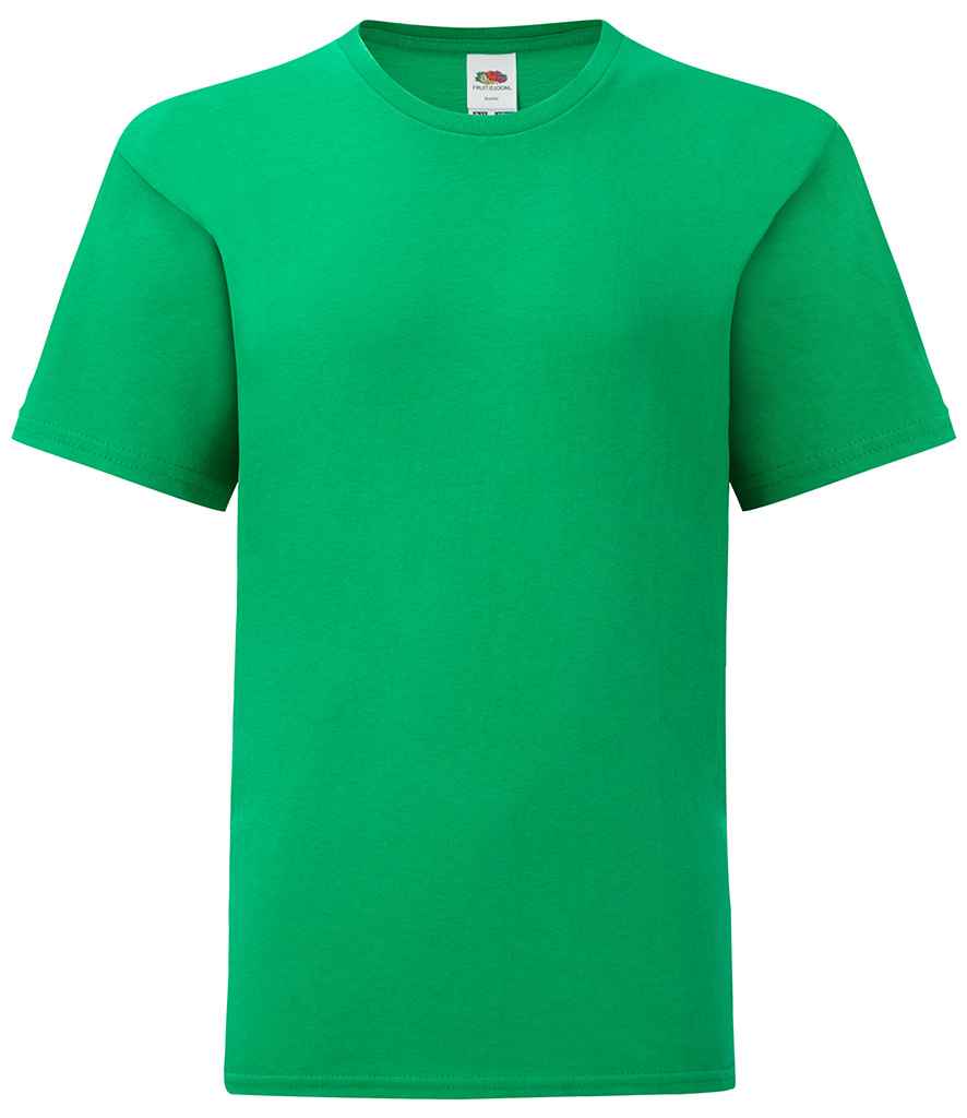 Fruit of the Loom Kids Iconic 150 T-Shirt in Kelly Green