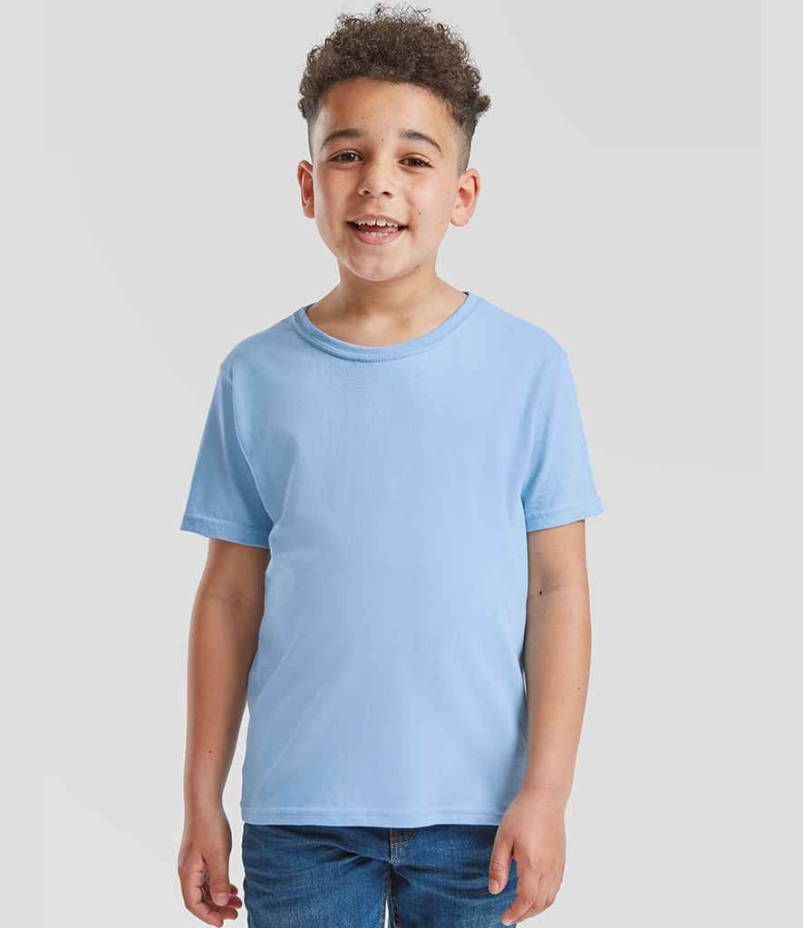 Fruit of the Loom Fruit of the Loom Kids Iconic 150 T-Shirt Sky Blue