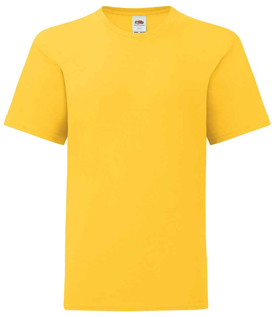 Fruit of the Loom Kids Iconic 150 T-Shirt in Sunflower