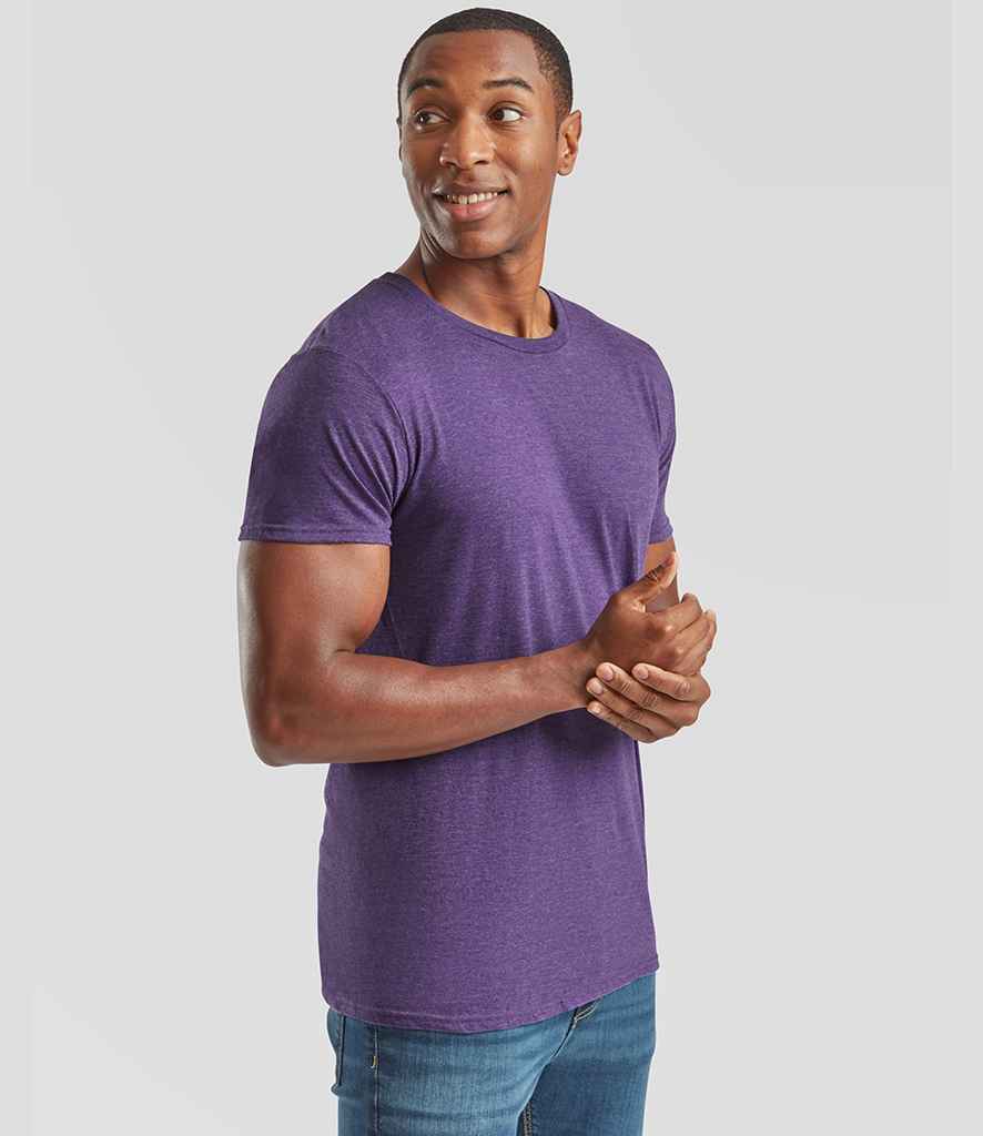 Fruit of the Loom Fruit of the Loom Iconic 150 T-Shirt Heather Purple