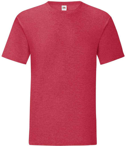 Fruit of the Loom Iconic 150 T-Shirt in Heather Red