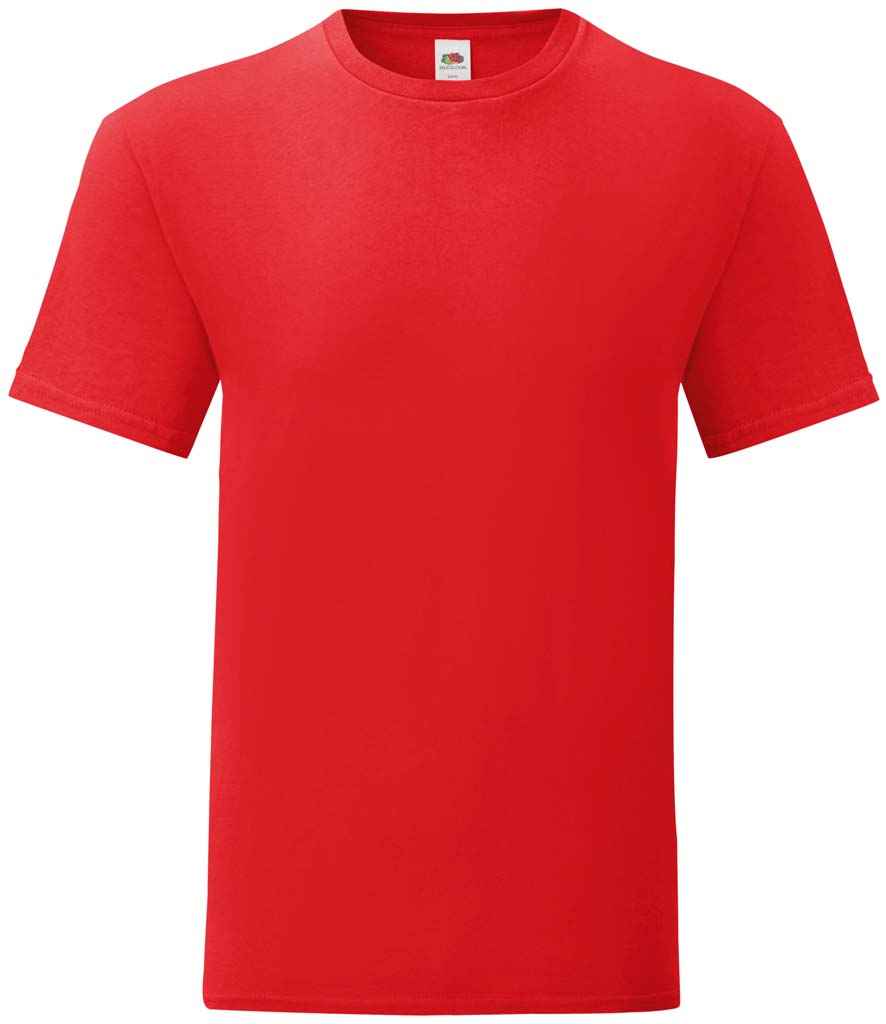 Fruit of the Loom Iconic 150 T-Shirt in Red