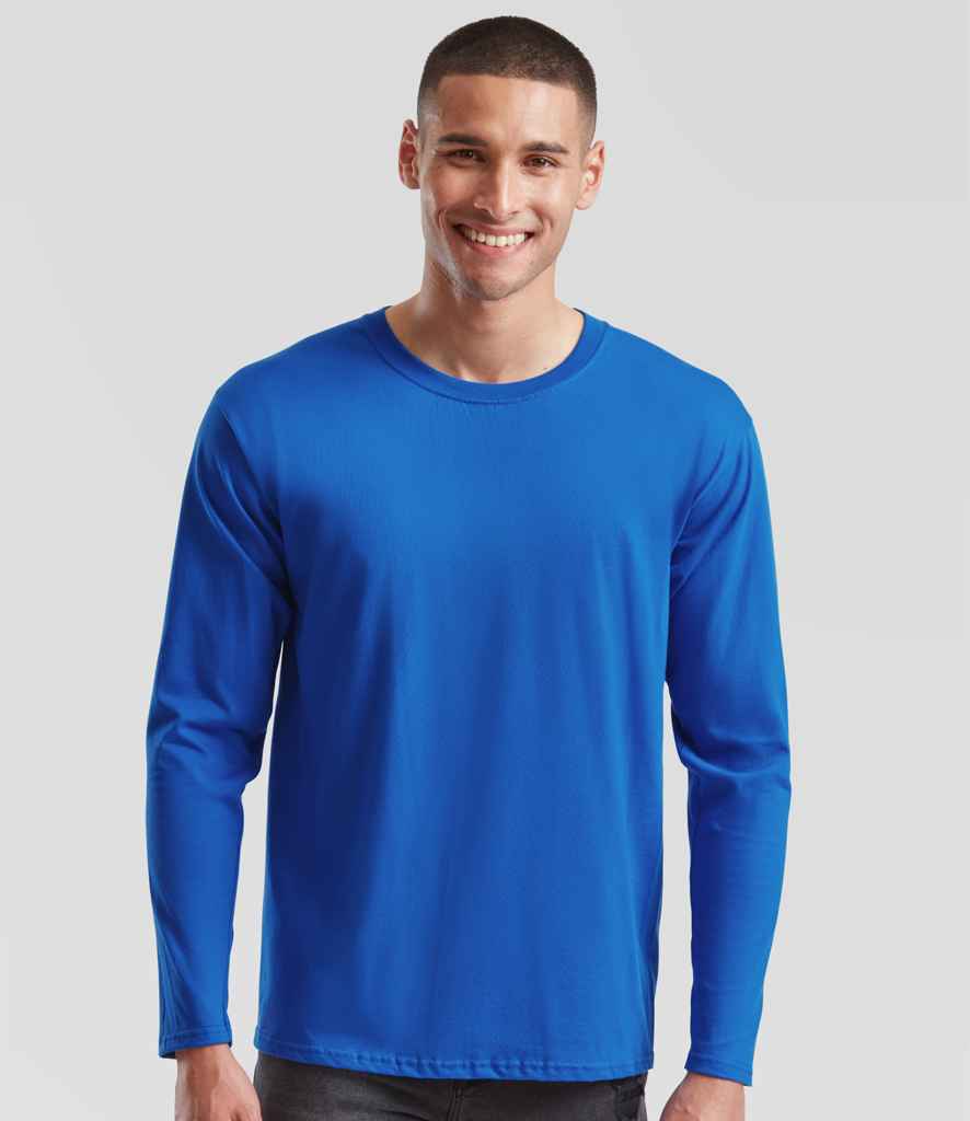 Fruit of the Loom Fruit of the Loom Iconic 195 Long Sleeve T-Shirt Royal Blue