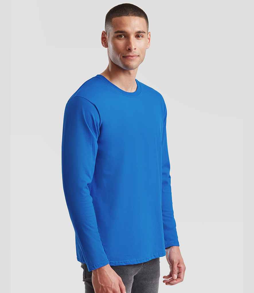 Fruit of the Loom Iconic 195 Long Sleeve T-Shirt - model image