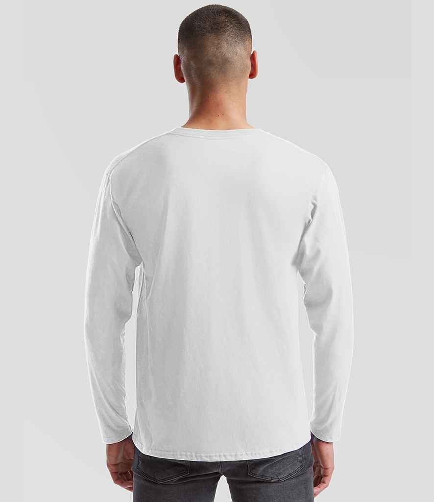 Fruit of the Loom Fruit of the Loom Iconic 195 Long Sleeve T-Shirt White