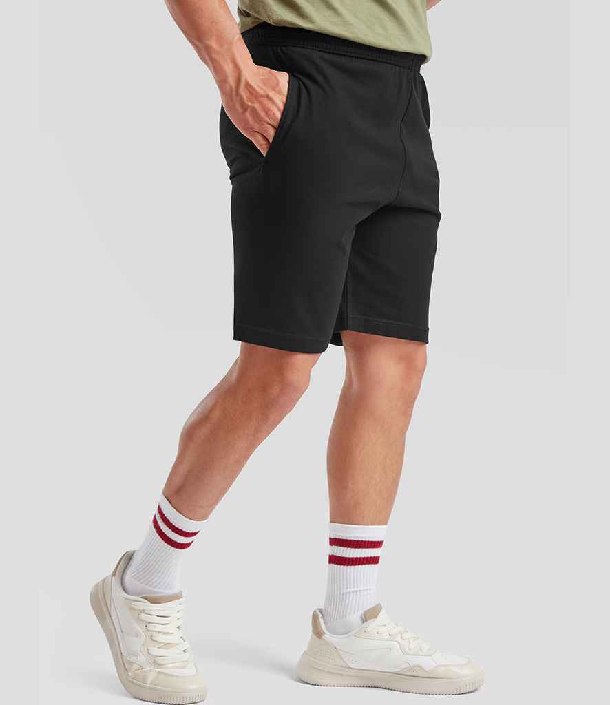 Fruit of the Loom Iconic 195 Jersey Shorts - model image