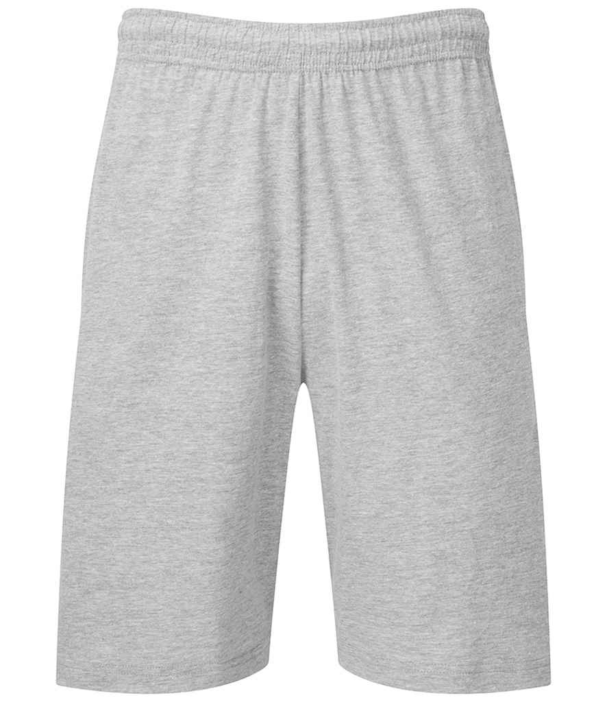 Fruit of the Loom Iconic 195 Jersey Shorts in Heather Grey
