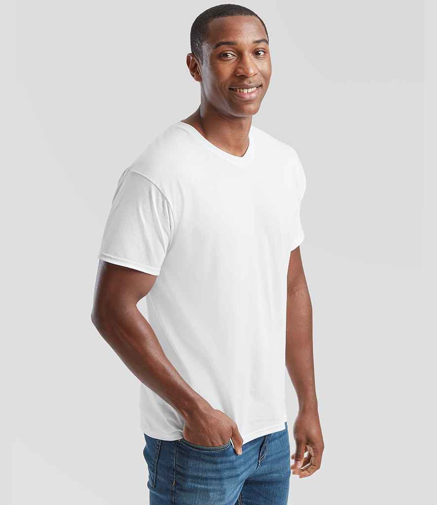 Fruit of the Loom Fruit of the Loom Original V Neck T-Shirt White