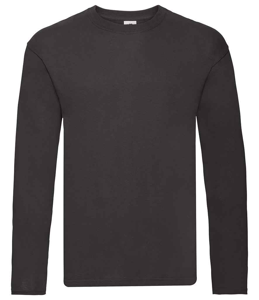 Fruit of the Loom Fruit of the Loom Original Long Sleeve T-Shirt Black