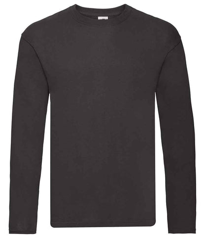 Fruit of the Loom Fruit of the Loom Original Long Sleeve T-Shirt Black