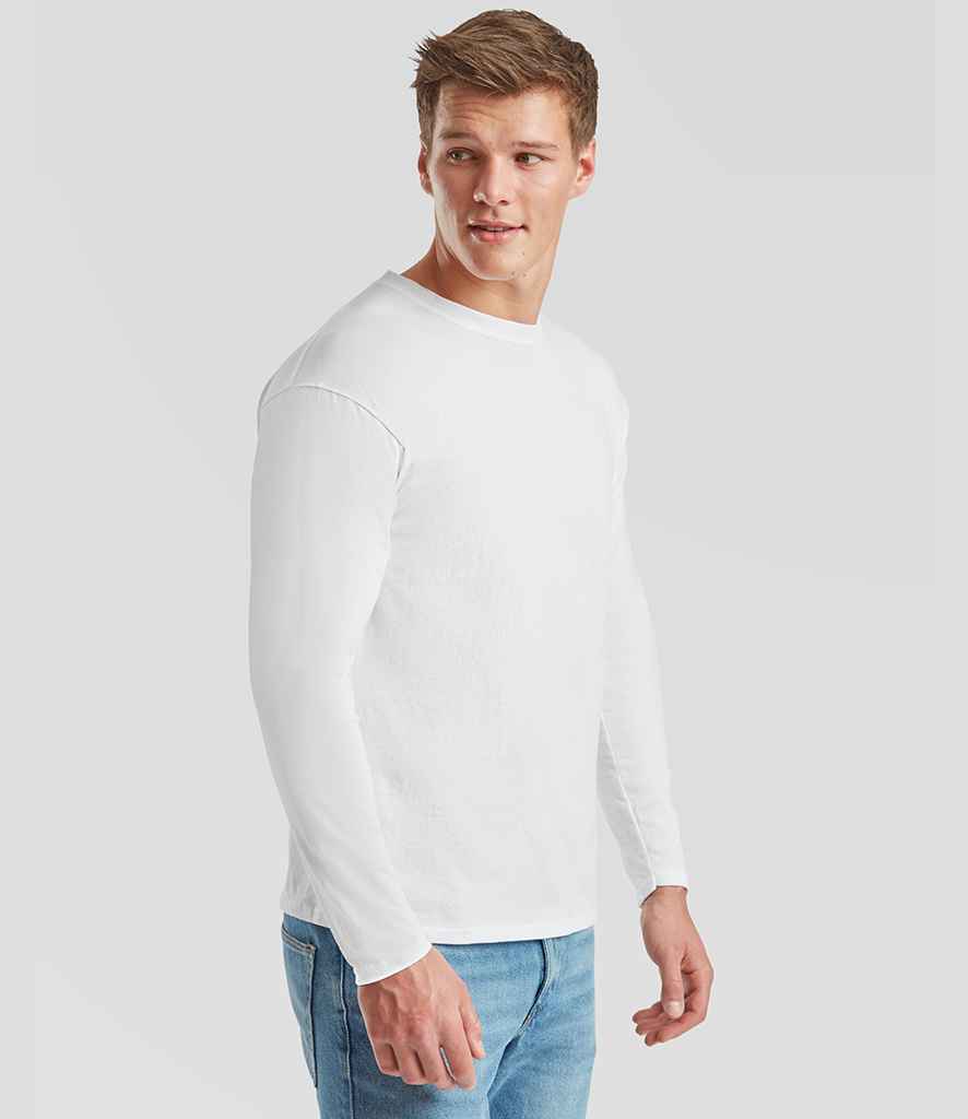 Fruit of the Loom Fruit of the Loom Original Long Sleeve T-Shirt White