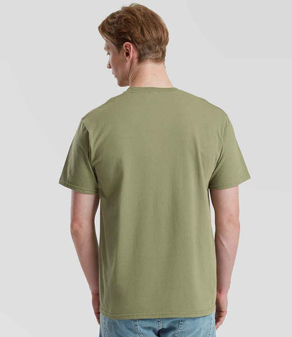 Fruit of the Loom Fruit of the Loom Pure Cotton T-Shirt Classic Olive