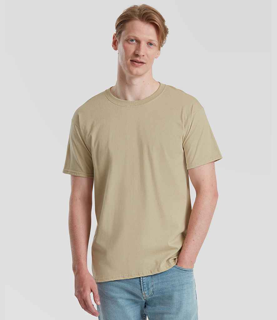 Fruit of the Loom Fruit of the Loom Pure Cotton T-Shirt Desert Sand