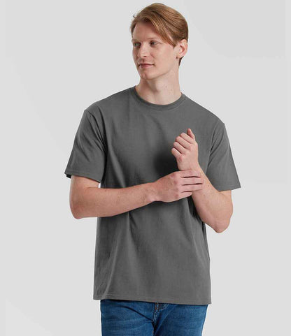 Fruit of the Loom Fruit of the Loom Pure Cotton T-Shirt Light Graphite
