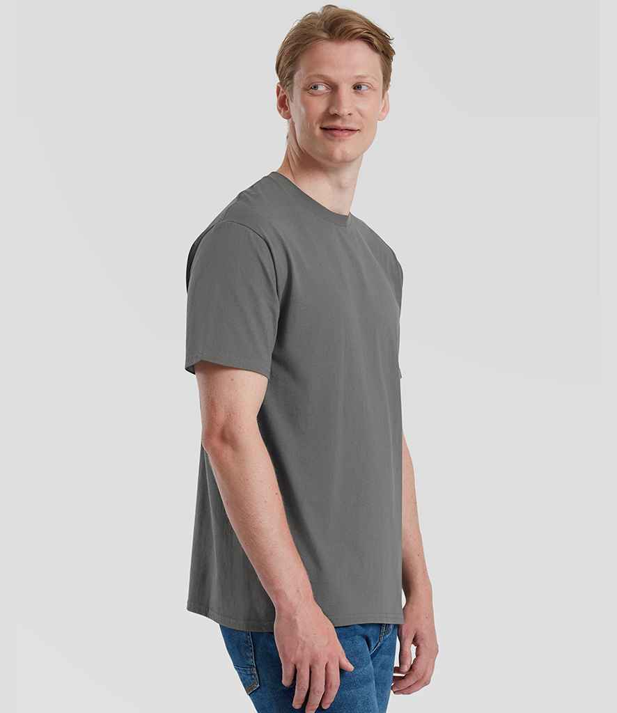 Fruit of the Loom Fruit of the Loom Pure Cotton T-Shirt Light Graphite