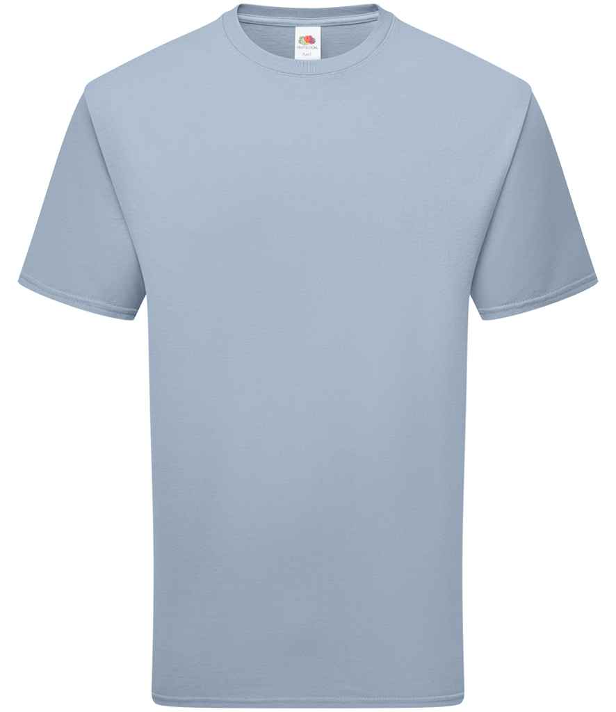 Fruit of the Loom Pure Cotton T-Shirt in Mineral Blue