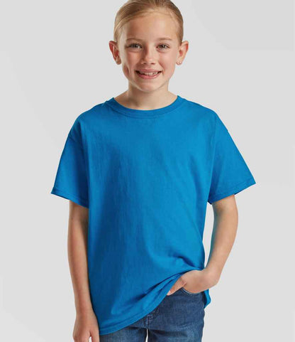 Fruit of the Loom Fruit of the Loom Kids Value T-Shirt Azure