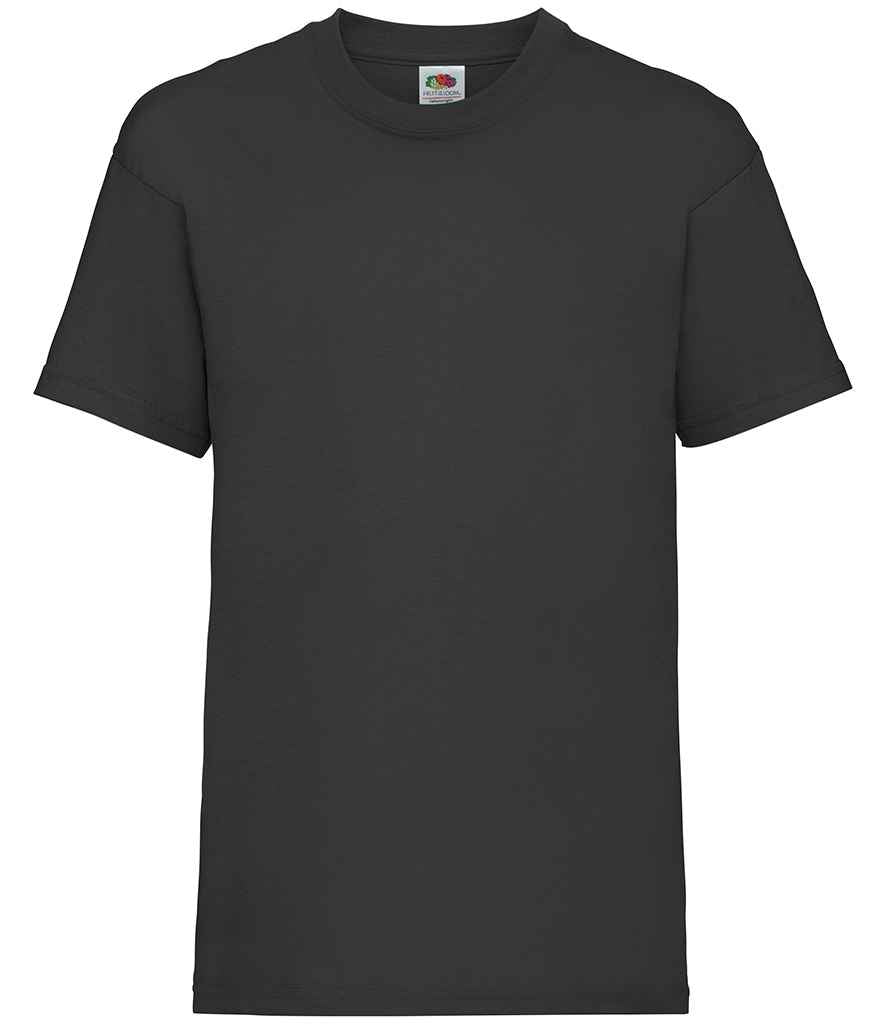 Fruit of the Loom Kids Value T-Shirt in Black