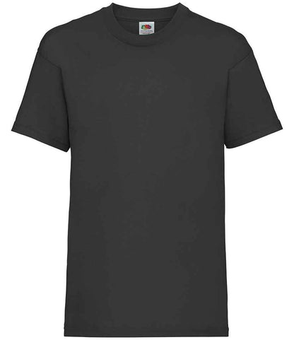 Fruit of the Loom Kids Value T-Shirt in Black