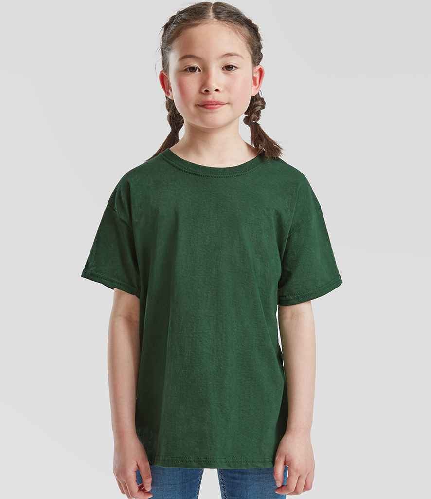 Fruit of the Loom Fruit of the Loom Kids Value T-Shirt Bottle Green