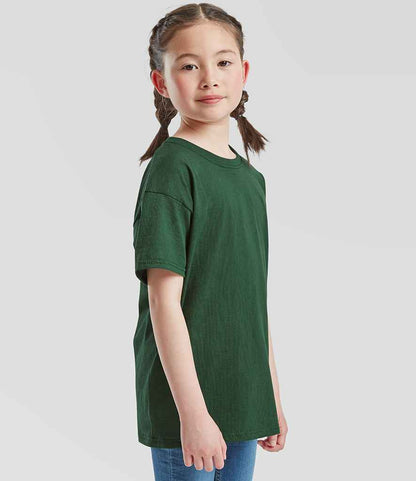 Fruit of the Loom Fruit of the Loom Kids Value T-Shirt Bottle Green