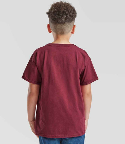 Fruit of the Loom Fruit of the Loom Kids Value T-Shirt Burgundy