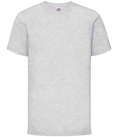 Fruit of the Loom Kids Value T-Shirt in Heather Grey