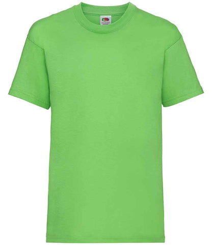 Fruit of the Loom Kids Value T-Shirt in Lime Green