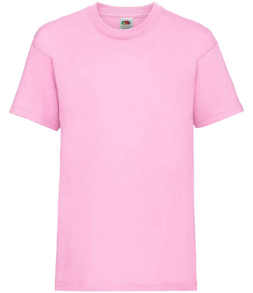 Fruit of the Loom Kids Value T-Shirt in Light Pink