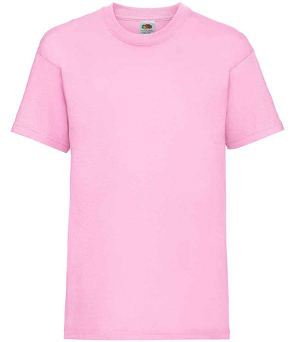 Fruit of the Loom Kids Value T-Shirt in Light Pink